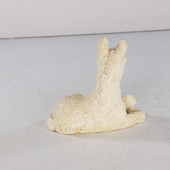 Stone Critters Foal Baby Horse Figurine Lying Down 1989 - Picture 4 of 8